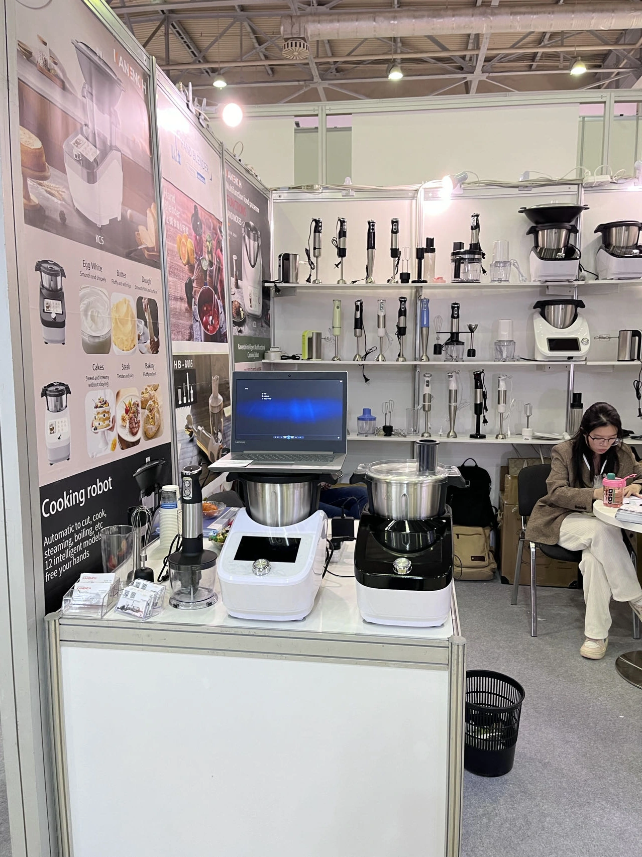 Our product collection on display