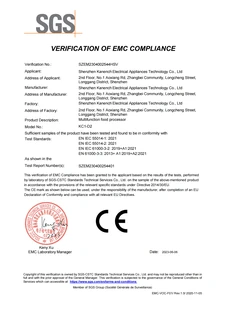SGS EMC verification