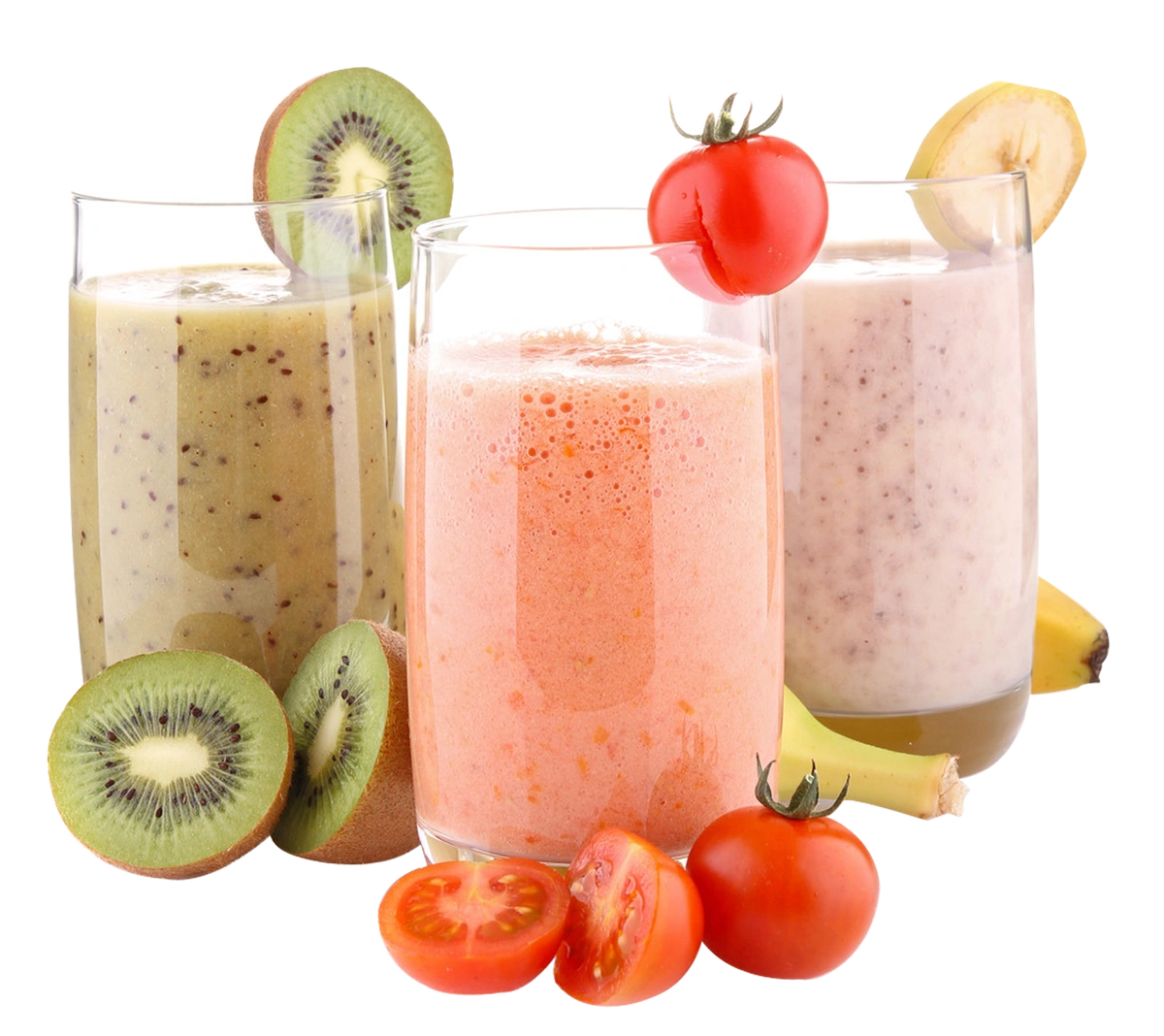 Fresh fruit smoothie prepared dish